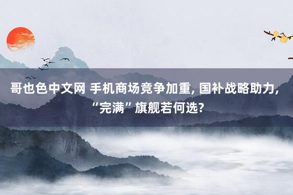 哥也色中文网 手机商场竞争加重， 国补战略助力， “完满”旗舰若何选?